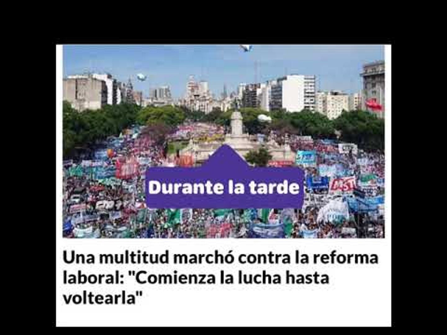 LO MÁS IMPORTANTE DEL DÍA, RÁPIDO