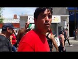 Protesta de empleados en la puerta de la municipalidad de Moreno por falta de pago