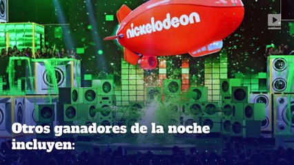 Ariana Grande y Chris Pratt son los ganadores de los Kids' Choice Awards