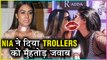 Nia Sharma REACTS On Kiss With Reyhna | SLAMS Trollers