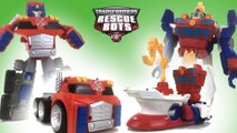 Transformers Rescue Bots Optimus Prime High Tide Deep Water Rescue Playskool || Keith's Toy Box