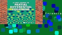 Full E-book  A First Course In Partial Differential Equations  For Kindle