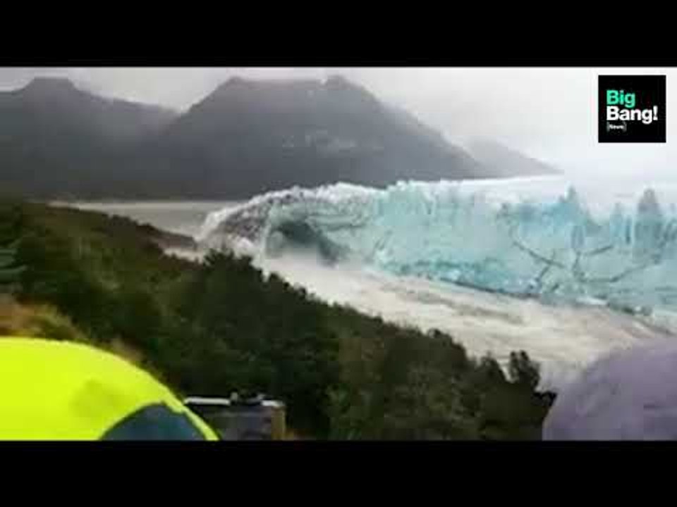 Para alquilar balcones: Así fue la ruptura del Perito Moreno