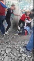 Genç Kızı Saçlarından Tutup Tekme Tokat Dövdüler, Dehşeti Kaydettiler