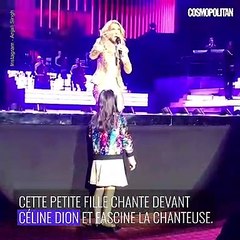 Céline Dion bluffée par l'interprétation d'une petite fille