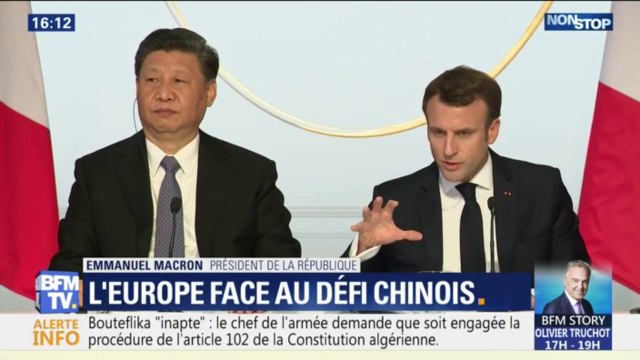Emmanuel Macron: Nous sommes déterminés au dialogue et à la coopération avec la Chine