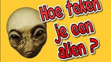 De Tekentovenaar: Hoe teken je een alien? Leren Tekenen!