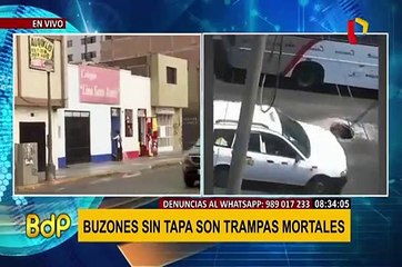 Cercado: buzón sin tapa es peligro latente para peatones y conductores