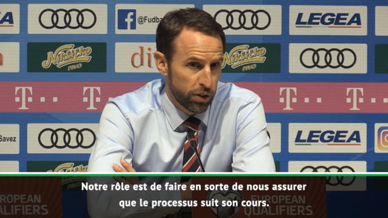 Angleterre - Southgate : "C'est inacceptable !"