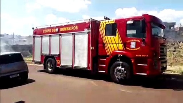 Incêndio ambiental mobiliza bombeiros ao Veneza