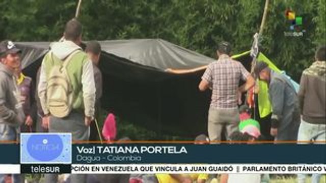 Se unen campesinos e indígenas de todo Colombia en gran minga nacional