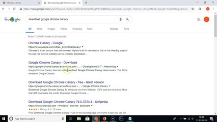 How to Download and Install Google Chrome Canary Nightly Build for Developers on Windows 10?