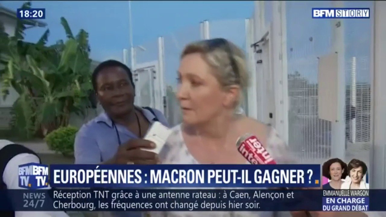 Pour Marine Le Meon, la liste LaRem pour les élections européennes est "la Foir"Fouille"