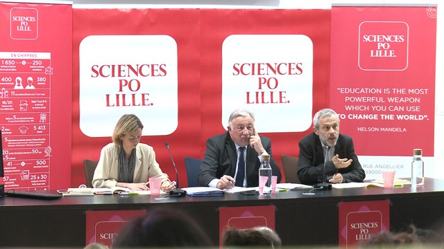 [Présidence] Échanges entre le Président du Sénat et les étudiants de Sciences Po Lille