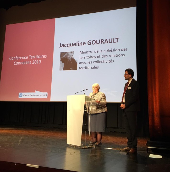 Conférence Territoires Connectés 2019 - Intervention de Jacqueline-Gourault, Ministre de la cohésion des territoires et des relations avec les collectivités territoriales