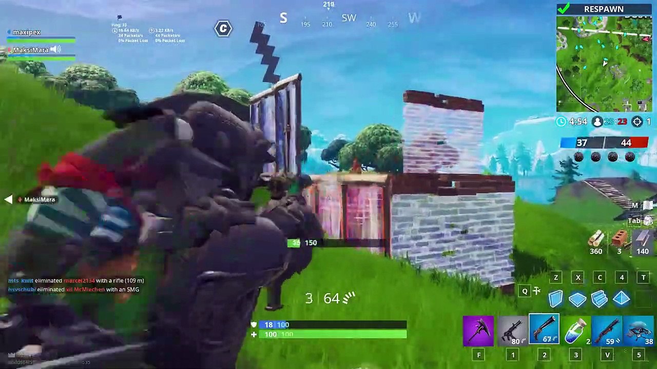 ✅ Get an Elimination with an SMG, Pistol and a Sniper Rifle - Fortnite Week 3 Season 8 Challenge