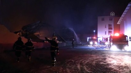 Narenciye paketleme tesisinde yangın (2) - ADANA