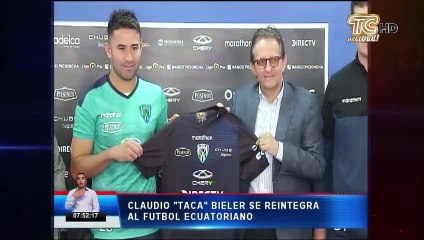 Claudio “Taca” Bieler se reintegra al fútbol ecuatoriano
