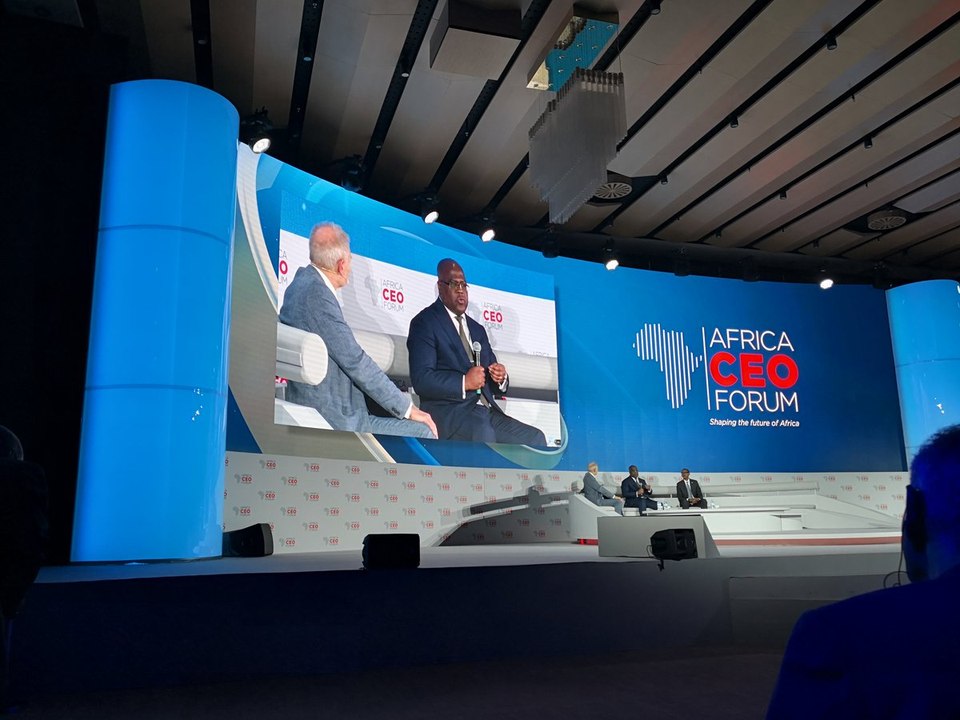 AFRICAN CEO FORUM : PANEL ENTRE PRESIDENT TSHISEKEDI ET PAUL KAGAME