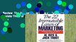 Review  The 22 Immutable Laws of Marketing: Violate Them at Your Own Risk - Al Ries