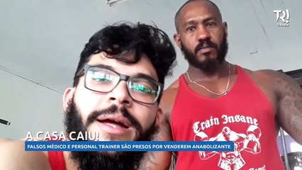 Falsos médico e personal trainer são presos por venderem anabolizante
