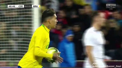Roberto Firmino Goal HD - Czech Republic 1 - 1 Brazil - 27.03.2019 (Full Replay)