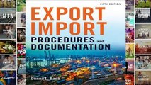 [Read] Export/Import Procedures and Documentation  For Kindle
