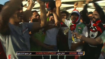 أجواء ما قبل مباراة العراق والأردن في كأس الصداقة