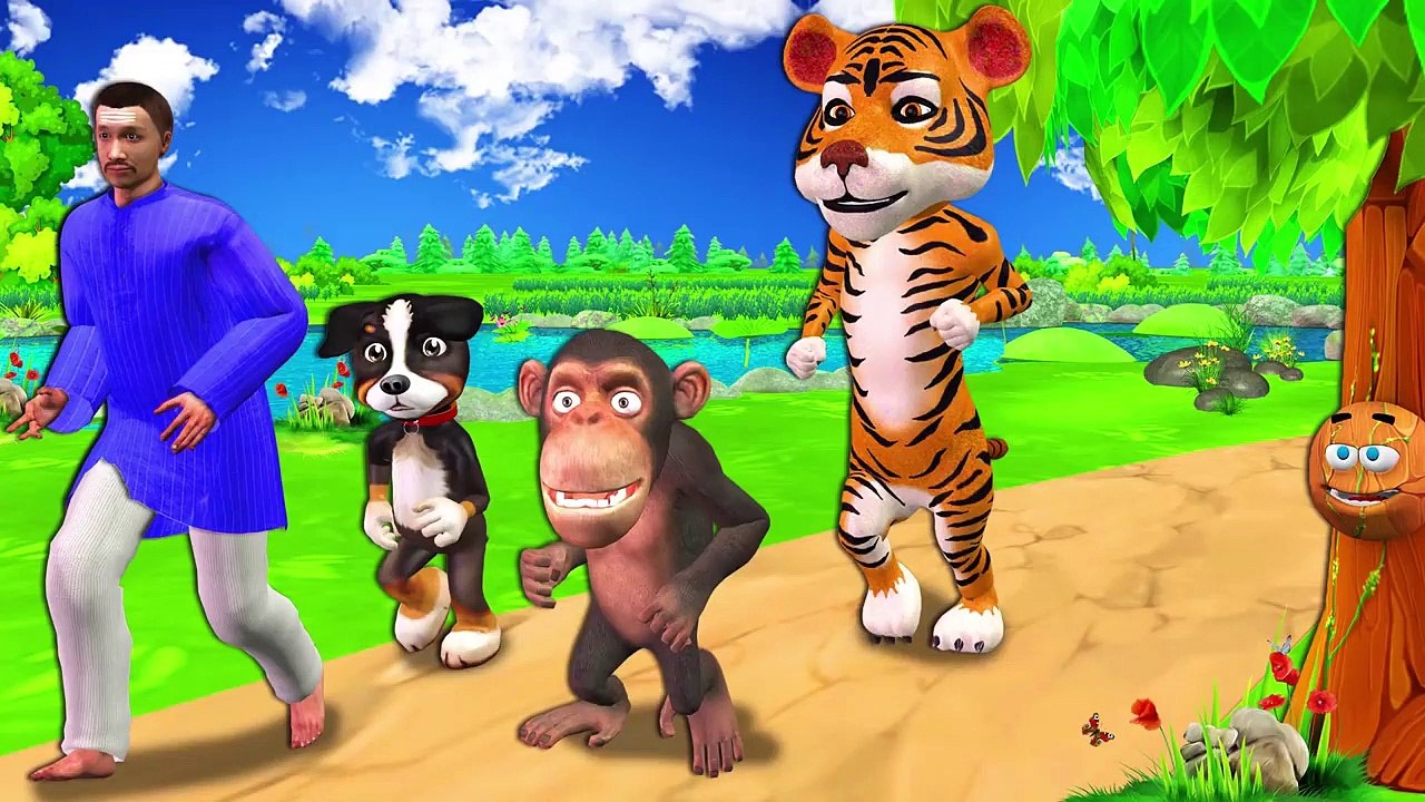 Tiger and Brahmin - Moral Stories for Kids | Stories for Kids Panchtantra Stories | Best Cartoon Movies