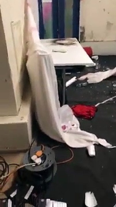 Benwell Towers(Bahr Academy Newcastle) has been attacked and vandalised again the Holy Quraan ripped to shreds on the floor.