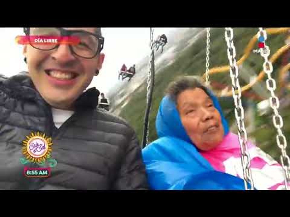 ¡Doña Oliva tiene 77 años y pasó un día libre en los juegos mecánicos! | Sale el Sol