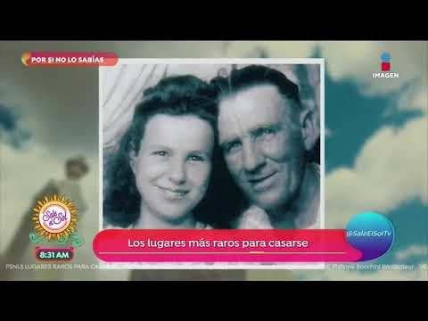 Por Si No Lo Sabías: ¡los lugares más raros para casarse! | Sale el Sol