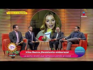 ¿Irina Baeva está esperando bebé de Gabriel Soto?  | Sale el Sol