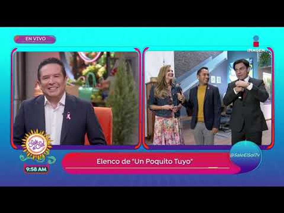 ¡Marjorie de Sousa y Jorge Salinas son parte del elenco de Un Poquito Tuyo | Sale el Sol