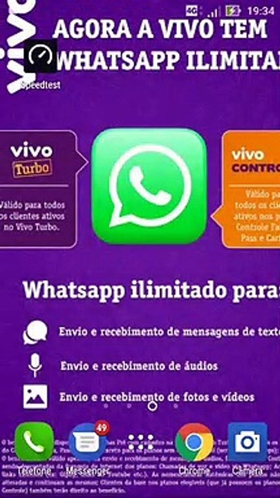 Internet ilimitada 4G
