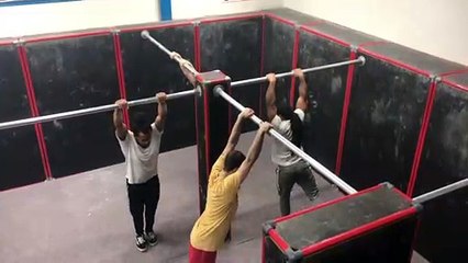 Synchronized Bar Swinging