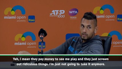 Kyrgios reveals what he told Miami Open hecklers