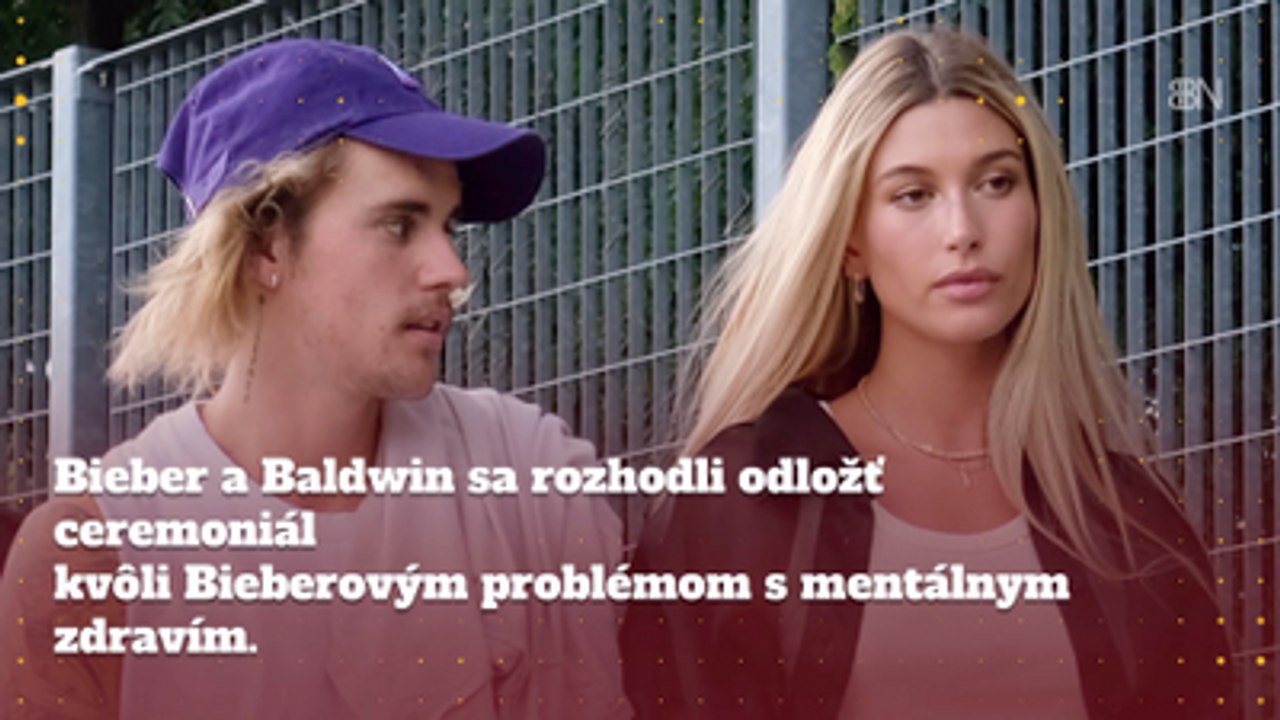 Justin Bieber a Hailey Baldwin odložili sadbu na neurčito