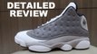 Air Jordan 13  xiii Atmosphere Grey' Retro Sneaker Detailed Look Review