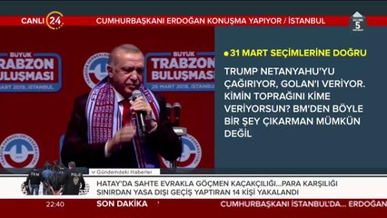 Başkan Erdoğan, Büyük Trabzonlular Buluşması'nda