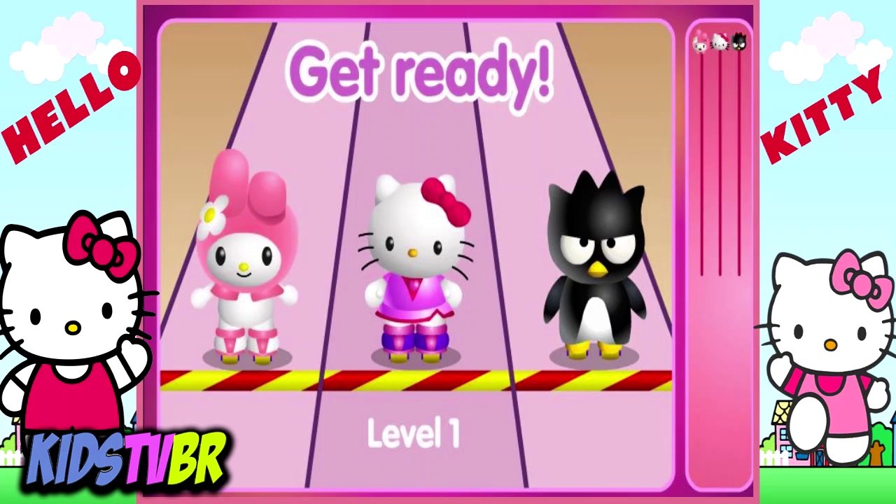 HELLO KITTY PATINADORA  HELLO KITTY ROLLER  JOGO  GAME  KIDS TV BR