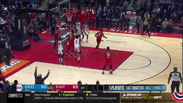 Todd Withers Posts 11 points & 11 rebounds vs. Raptors 905
