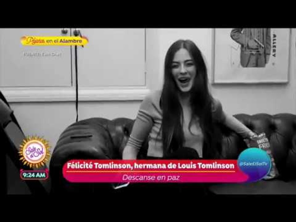 Fallece Félicité Tomlinson, hermana de Louis Tomlinson | Sale el Sol