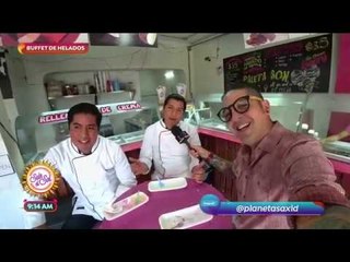 ¡Sajid nos llevó a conocer un delicioso buffet de helado! | Sale el Sol