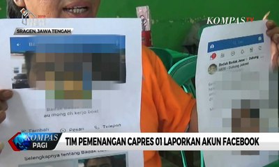 Tim Pemenangan Capres 01 Laporkan Akun Facebook ke Polisi