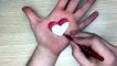 Drawing Heart 3D Trick Art on Hand - Dirty Mind Trick Surprise Drawing artandcraft