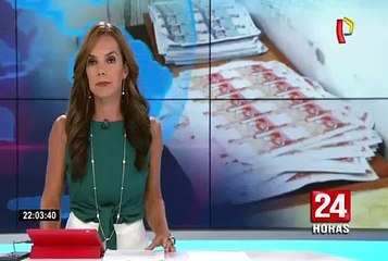 Presentan 26 millones de soles falsos incautados en vivienda de VES