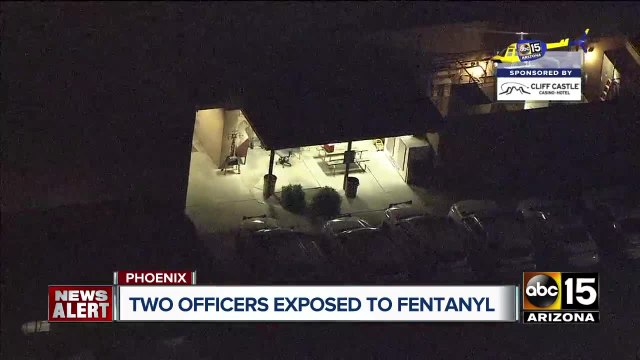 Two officers possibly exposed to fentanyl