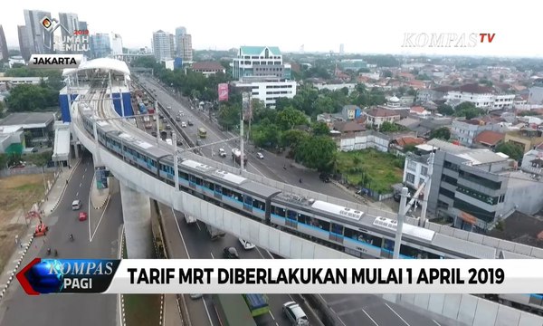 Tarif Minimal MRT Jakarta Rp 3.000, Terjauh Rp 14.000