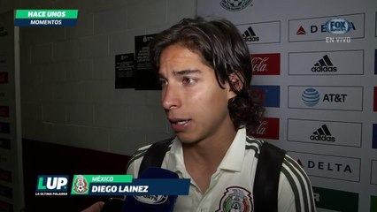 Diego Lainez: "Fueron días de mucho aprendizaje"